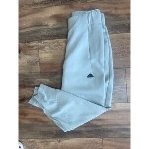 Adidas Z.N.E. AEROREADY Jogger Pants Womens Size S Light Gray Athleisure